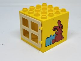  Lego Duplo ablak (drapp keret)