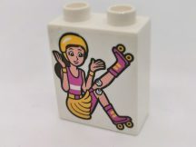   Lego Duplo Képeskocka - Görkorcsolyás lány ( Dr. Plüssi) (pici karc)