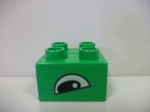 Lego Duplo képeskocka - szem (karcos)