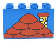 Lego Duplo képeskocka - tető 