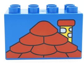Lego Duplo képeskocka - tető 