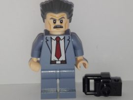 Lego Super Heroes Pókember figura - J. Jonah Jameson RITKA (sh054)