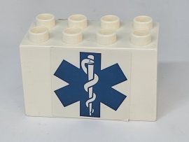 Lego Duplo képeskocka - kórház (matricás)