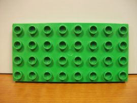 Lego Duplo alaplap 4*8 -as v. zöld
