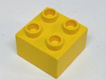Lego Duplo 2*2 kocka (citromsárga)