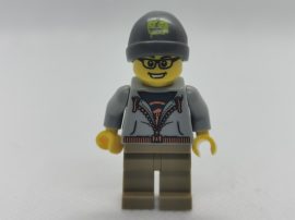 Lego Minifigura - Gördeszkázó (col057)
