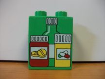 Lego Duplo képeskocka -  gyógyszer (karcos)