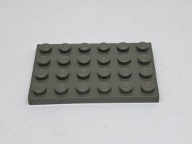 Lego Alaplap 4*6 (barnás szürke)