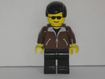 Lego Town figura - Jacket Brown (jbr004) 