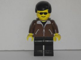 Lego Town figura - Jacket Brown (jbr004) 