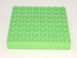 Lego Alaplap 8*8 (VASTAG! v.zöld)
