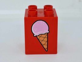 Lego Duplo képeskocka -  fagyi