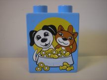 Lego Duplo képeskocka - kutya, cica (karcos)