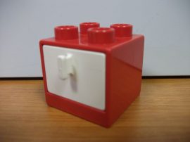 Lego Duplo komód (fehér fiók)