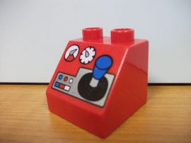 Lego Duplo képeskocka - piros