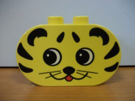 Lego Duplo képeskocka macska cica fej