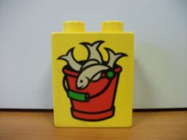 Lego Duplo képeskocka - hal